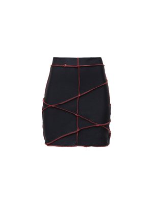 Falda upcycling negra