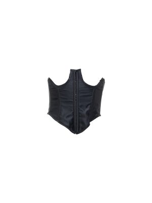 Fajin corset satinado negro