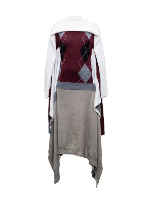 Maxi sueter/ vestido con rombos