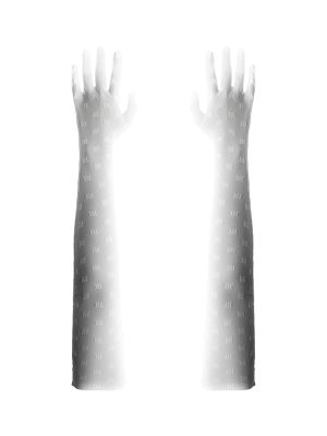 Guantes con monograma